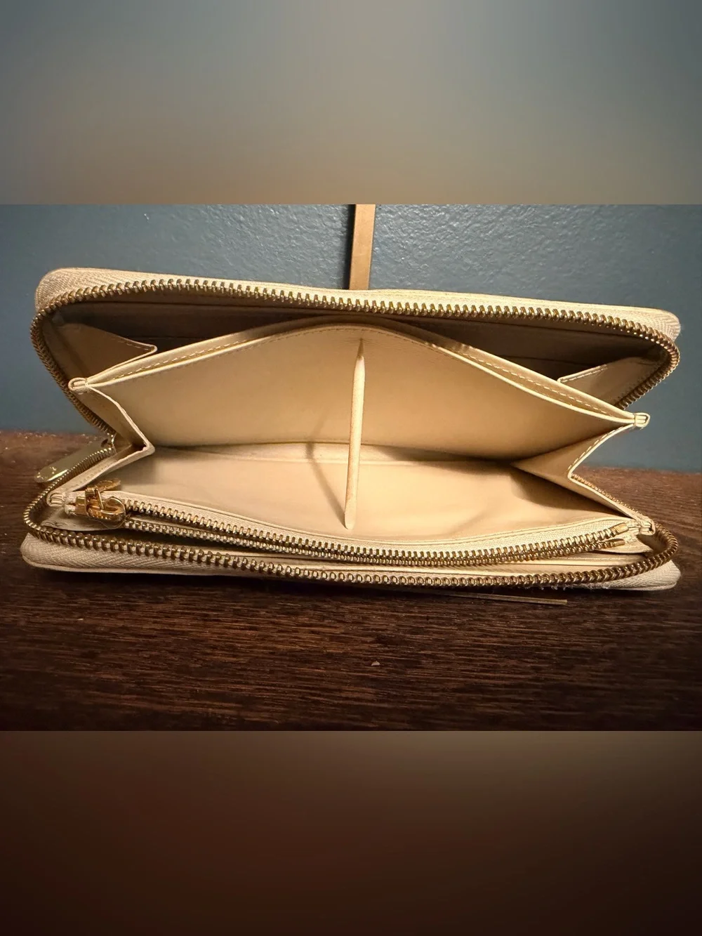 Louis Vuitton Yellow Monogram Vernis Zip Around Wallet